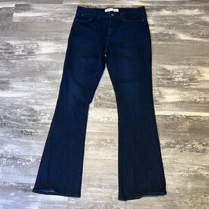 Levi’s Mid Rise Dark Wash Boot Cut Jeans